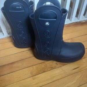 CROCS Dark Blue Rain Boots